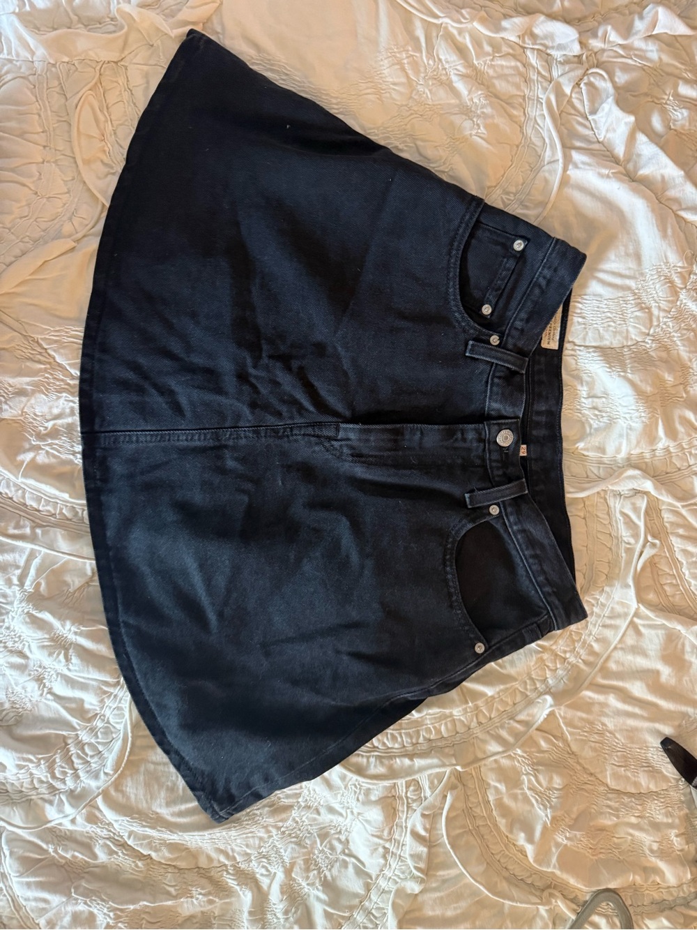 Levi's Black Denim Circle Skirt - Flared A-Line